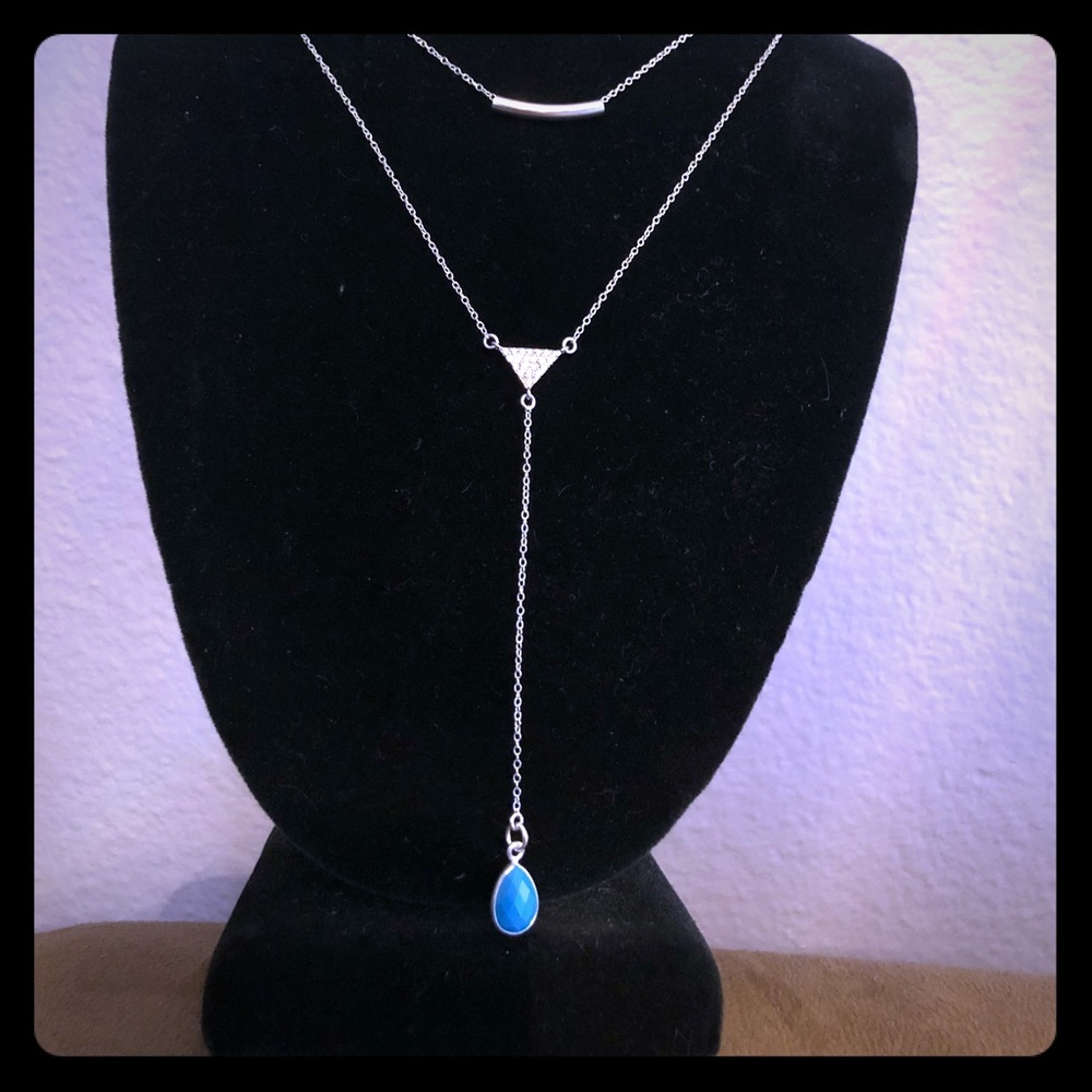 Sterling silver turquoise necklace